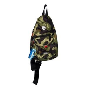 NWT Cookies Camo One Strap 3 in 1 Shoulder Backpack Smellproof Bag Stoner Y2K